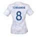Billige Frankrig Aurelien Tchouameni #8 Udebane Fodboldtrøjer Dame VM 2022 Kortærmet